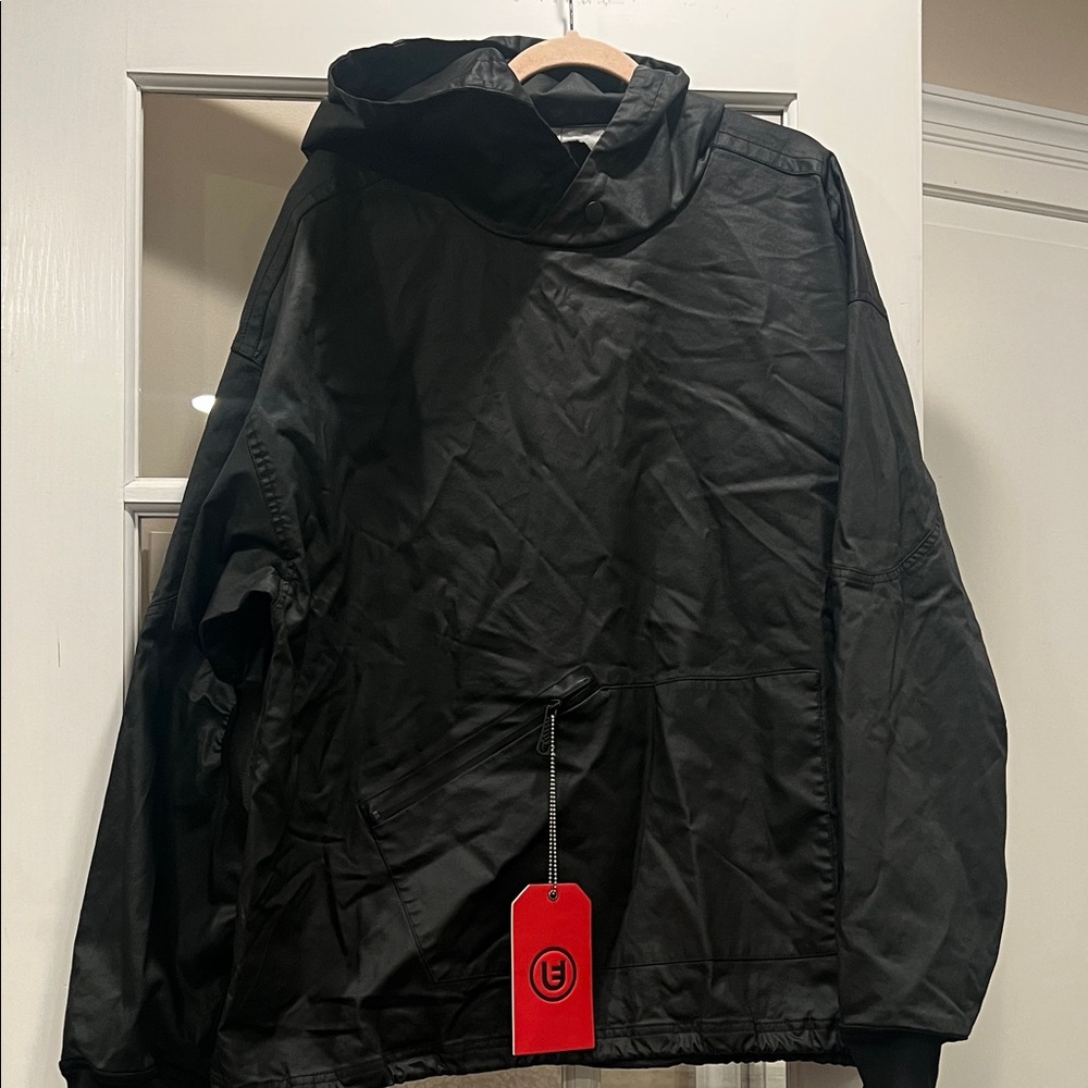 True Religion Black Windbreaker Jacket